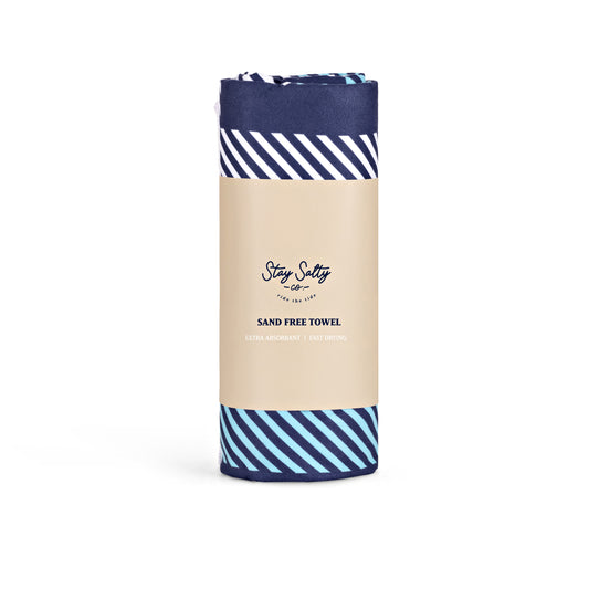 Sand Free Towel - Navy Lagoon